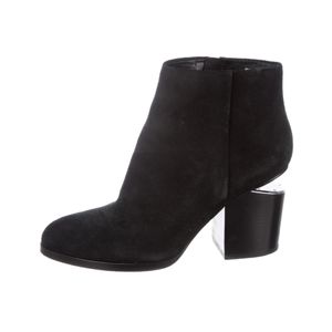 Alexander Wang black suede bootie size 38.5